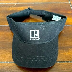 REALTOR Logo Visor Adjustable Velcro Closure Cap Hat EUC